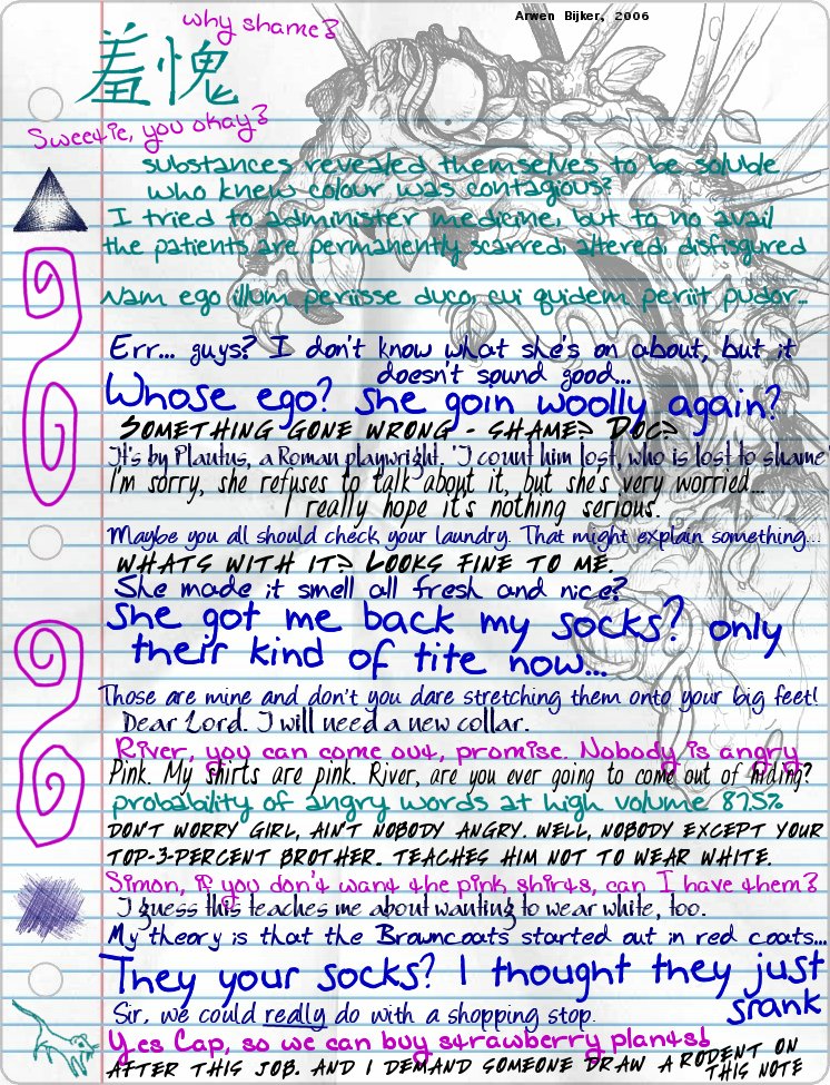 Note on a Fridge, part 10