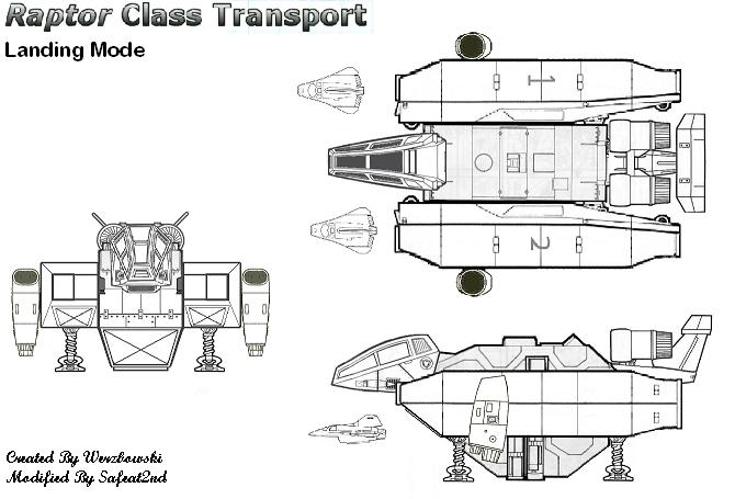 Raptor Class Transport: Landing Mode