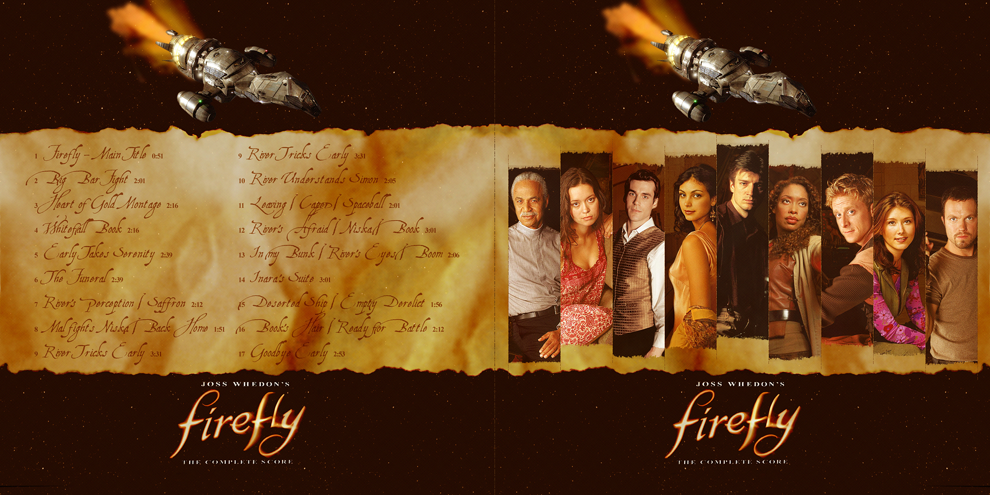 Cover for the Firefly Score
