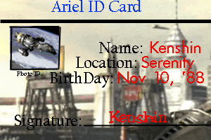 Ariel ID Card