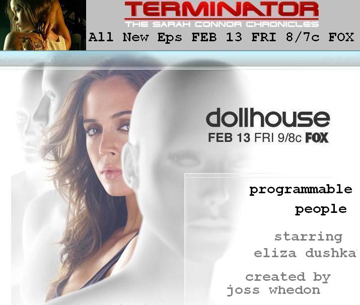 Joss Whedon's new TV Series premieres Friday, Feb. 13, 2009