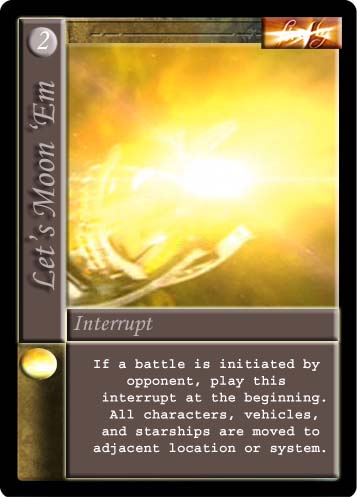 Let's Moon 'Em Card