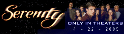 SERENITY Movie Banner