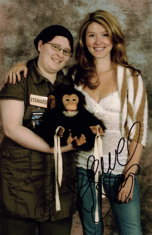 Me and Jewel together with "Simon the Monkey"