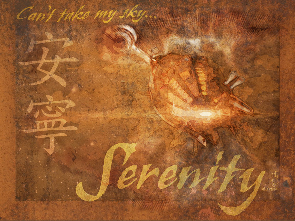 "Serenity Gold" ~ More Arty Wallpaper