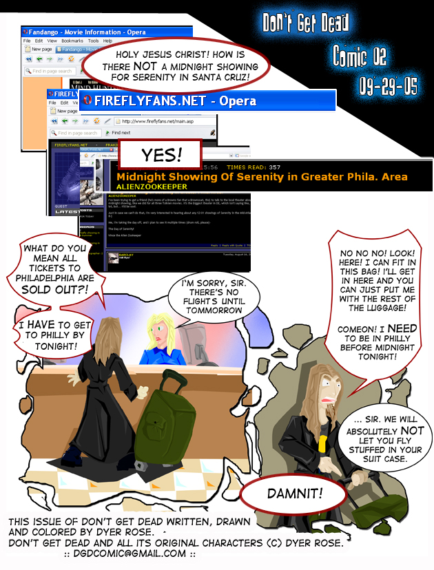 Don't Get Dead Comic 2