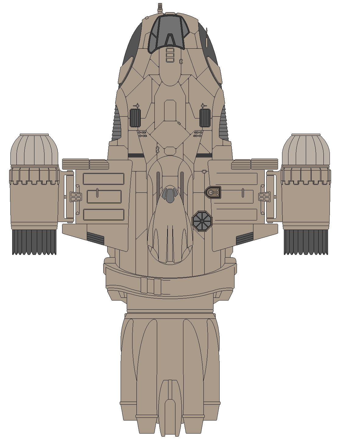 Ship Design WIP (Colors)
