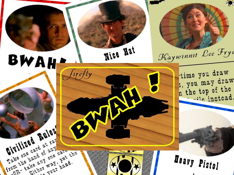 Sneak a peek at my newest card game idea: BWAH!