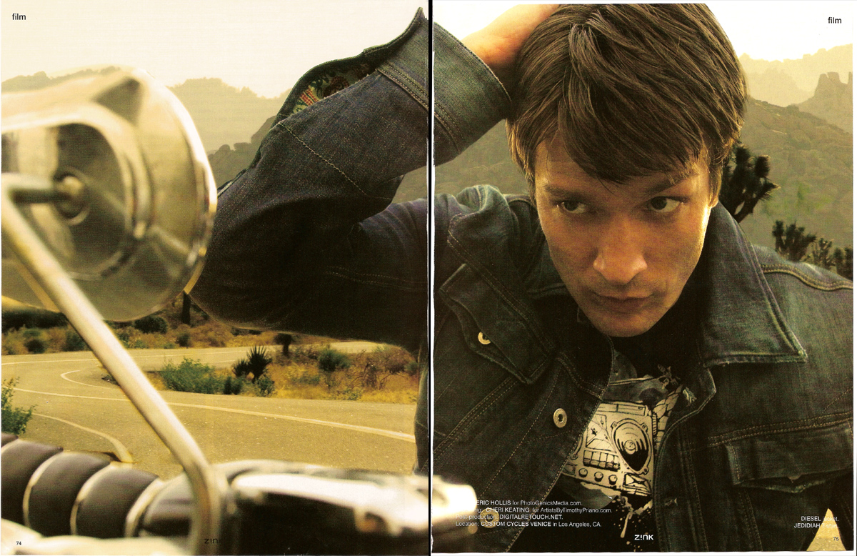 Nathan Fillion in Zink (magazine) 3rd image