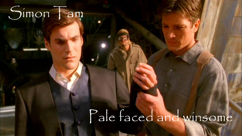 Pale faced and winsome