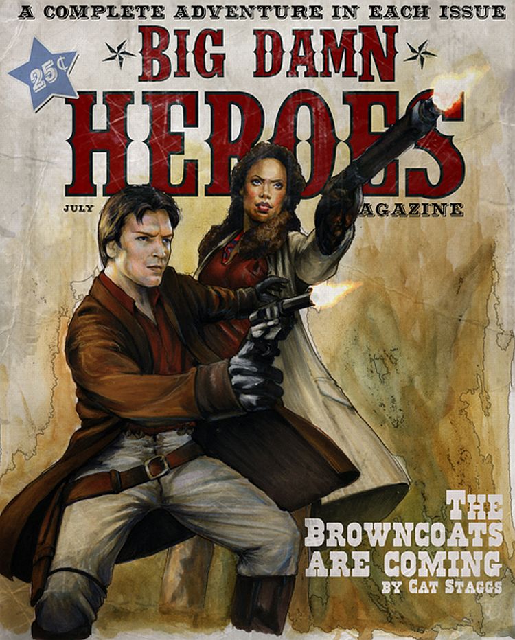 Big Damn Heroes Magazine Cover