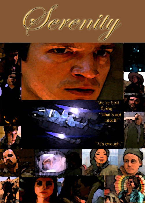 Serenity DVD or VHS Cover