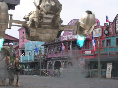 Serenity discovers a new city