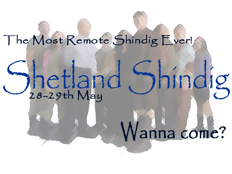 Shetland Shindig flyer