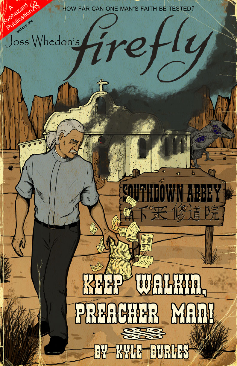 Keep Walkin', Preacher Man! Another Mock Pulp Cover
