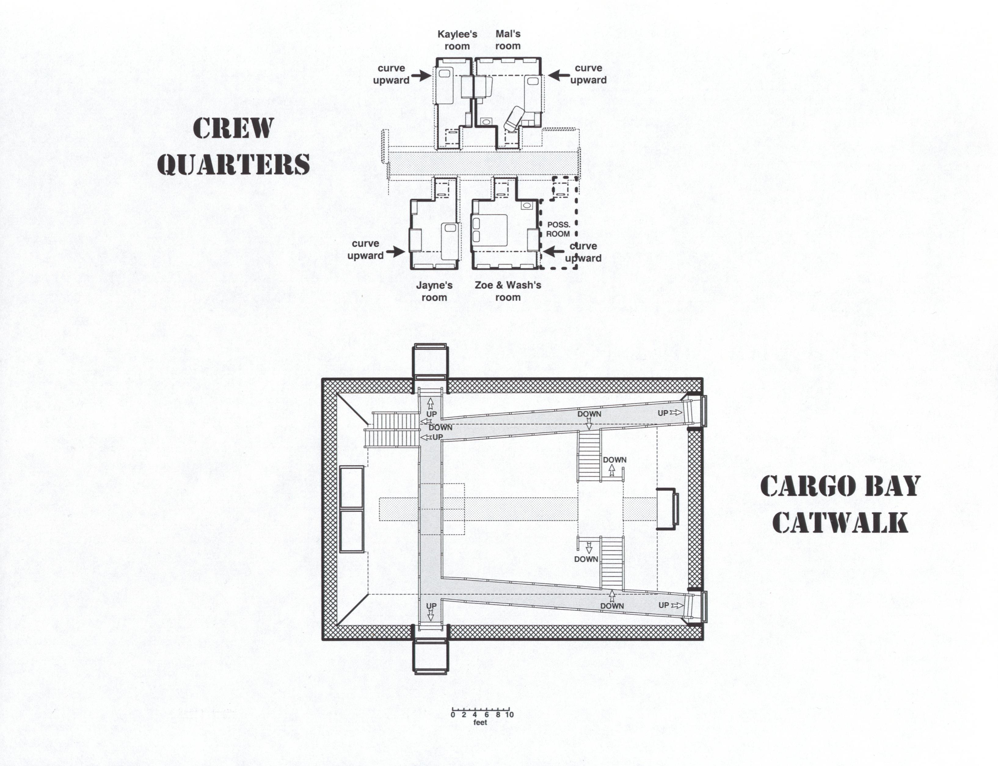Serenity Deckplans to Scale (2)