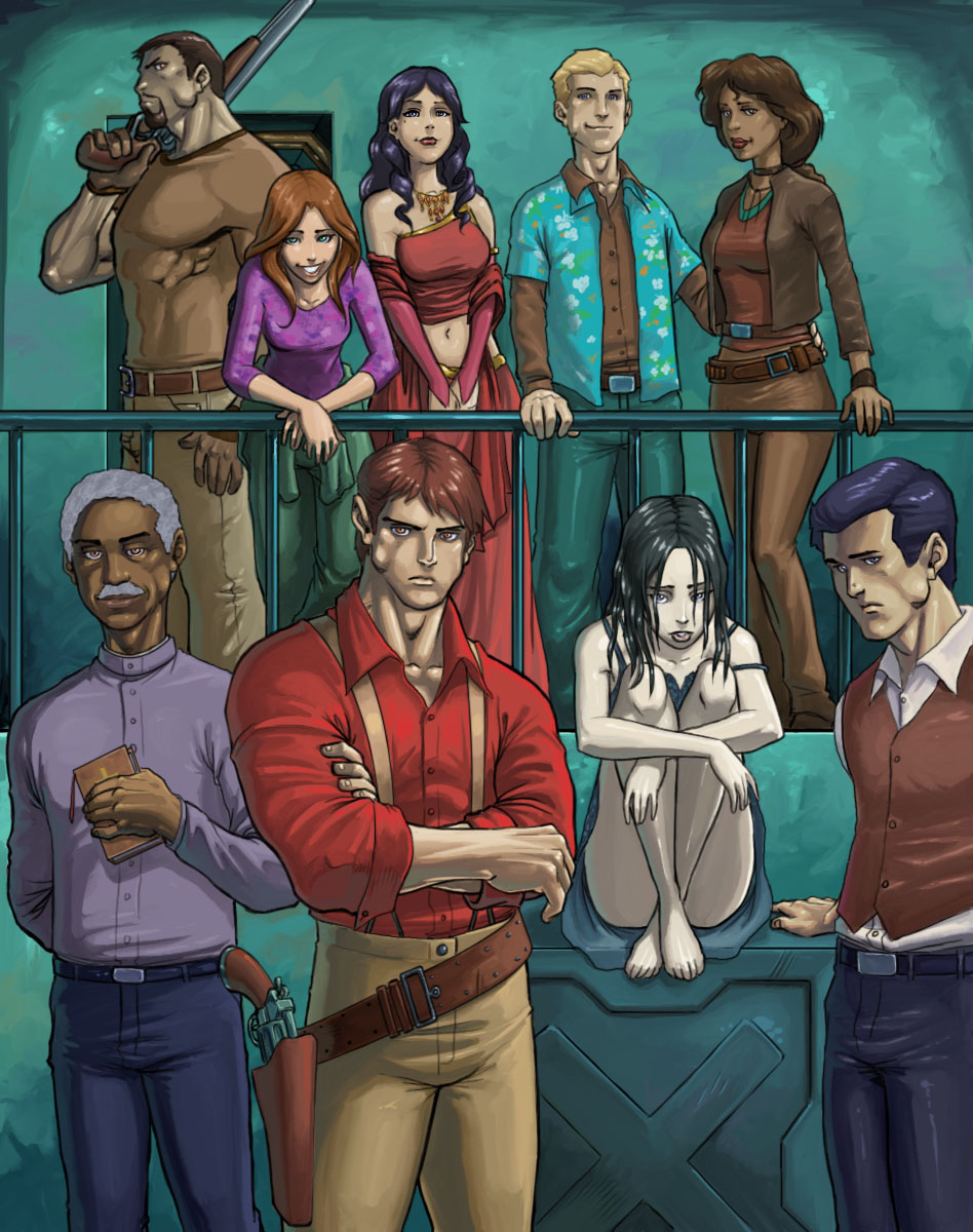 Crew of Serenity by Santi Villanueva