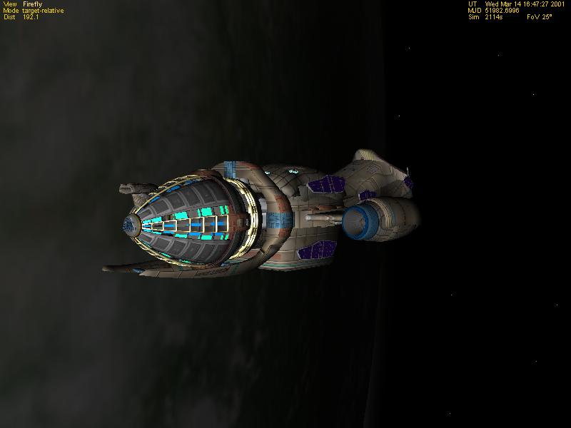 FIREFLY CLASS TRANSPORT FOR ORBITER PIC TWO
