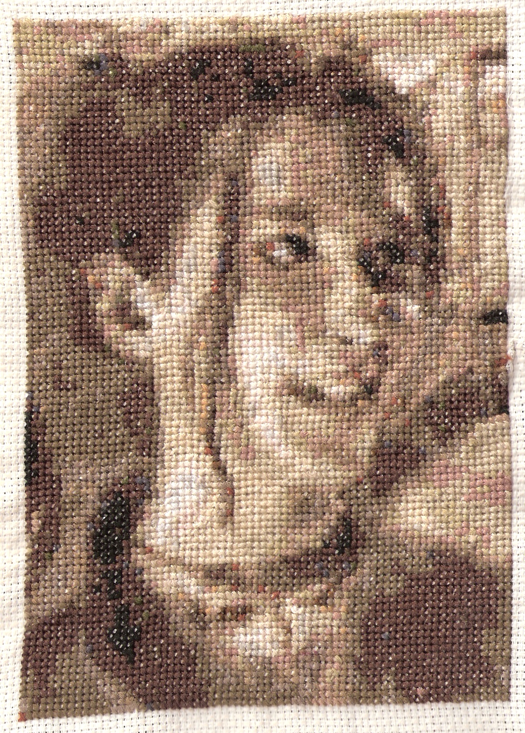 Kaylee in cross stitch