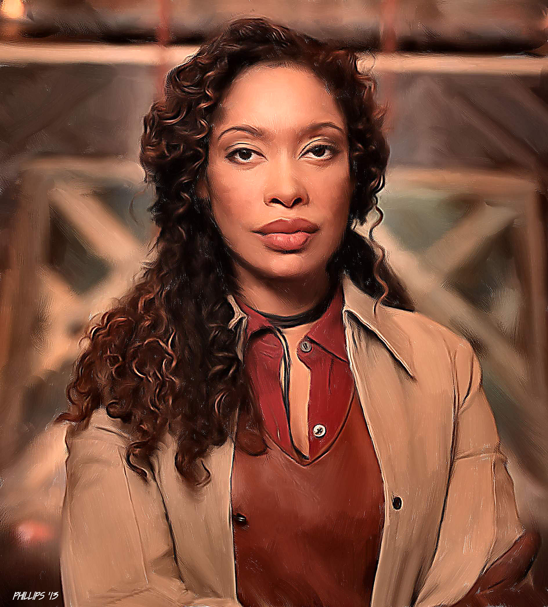 Zoe oil portrait