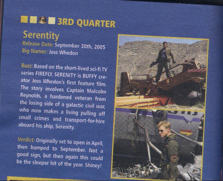 Serenity Article