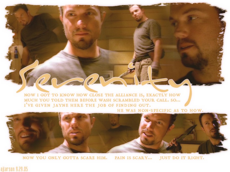 Quotable Jayne wallpaper - Serenity