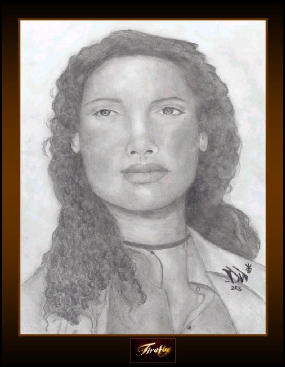 Gina Torres Pencil Sketch (A4)