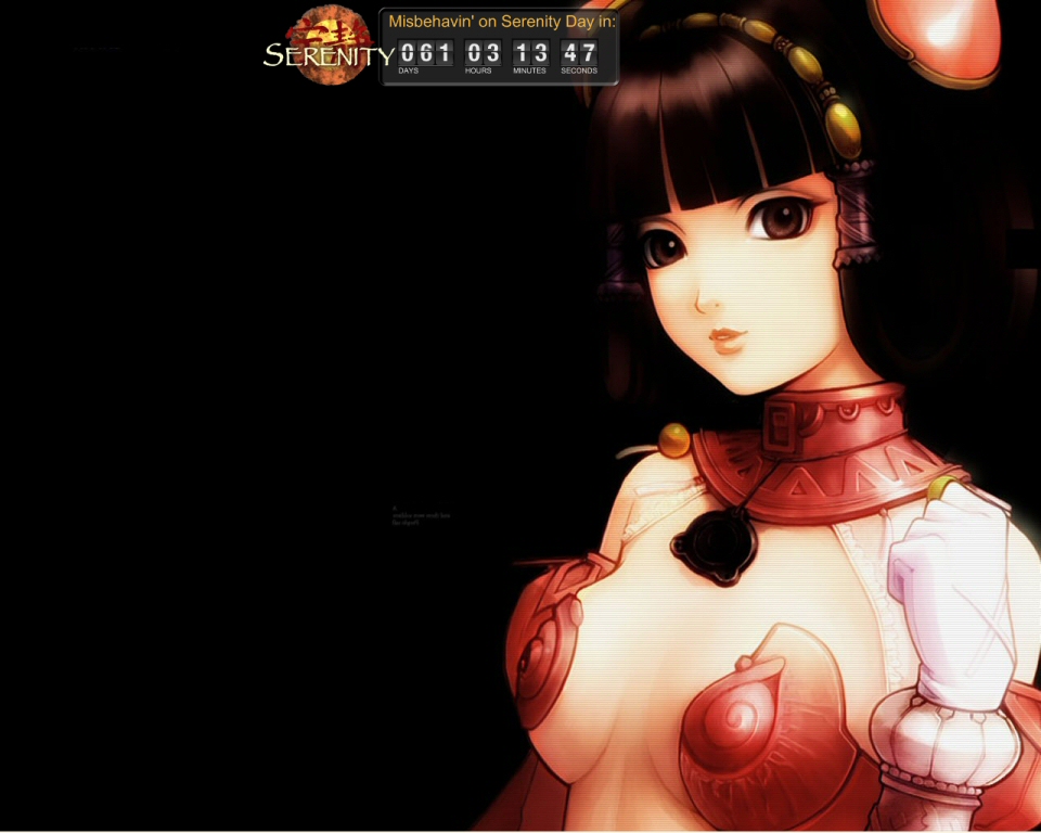 Serenity Day Countdown timer