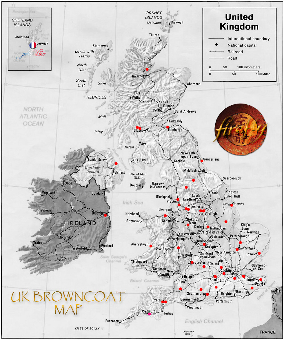 UK Browncoat Map as of 11th May 2005 by Zol.