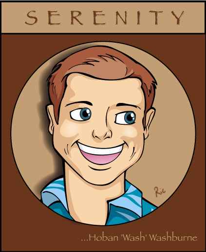 A doodle of Hoban 'Wash' Washburne.
