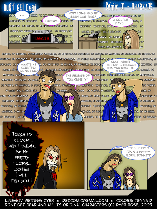 Don't Get Dead Comic