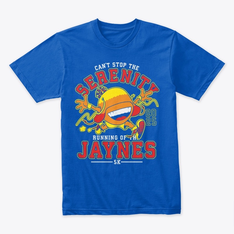 Running of the Jaynes 2025 t-shirt