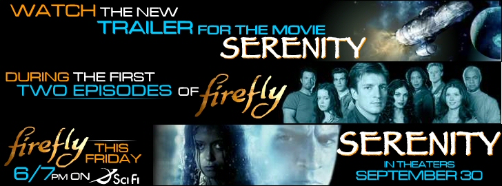 Web Banner Ad for Firefly/Serenity!