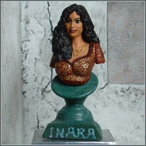 "Loving-&-Leaving Inara" Custom Made Mini-Bust