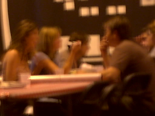 Nate and Jewel @ lunch