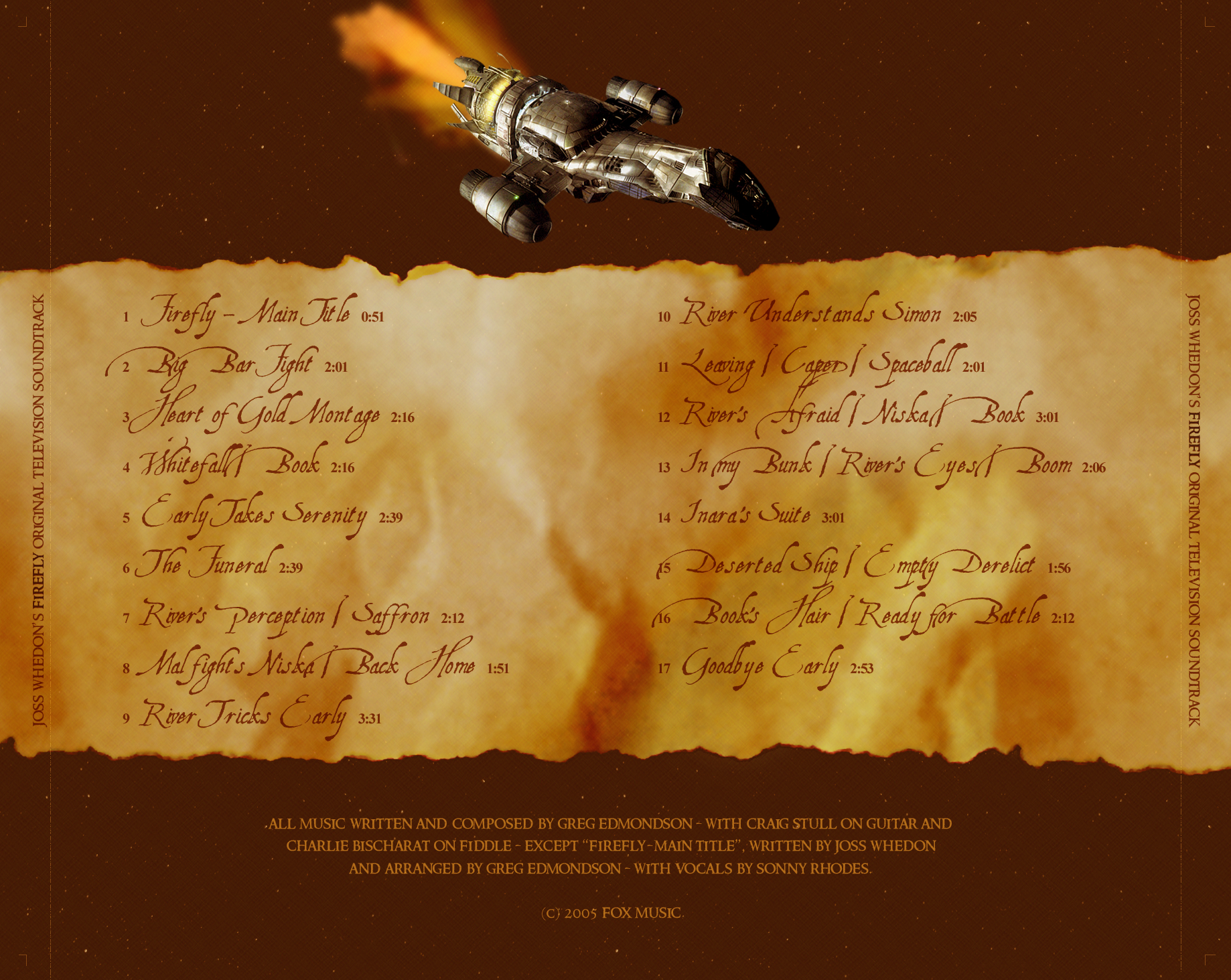Firefly Soundtrack - tray