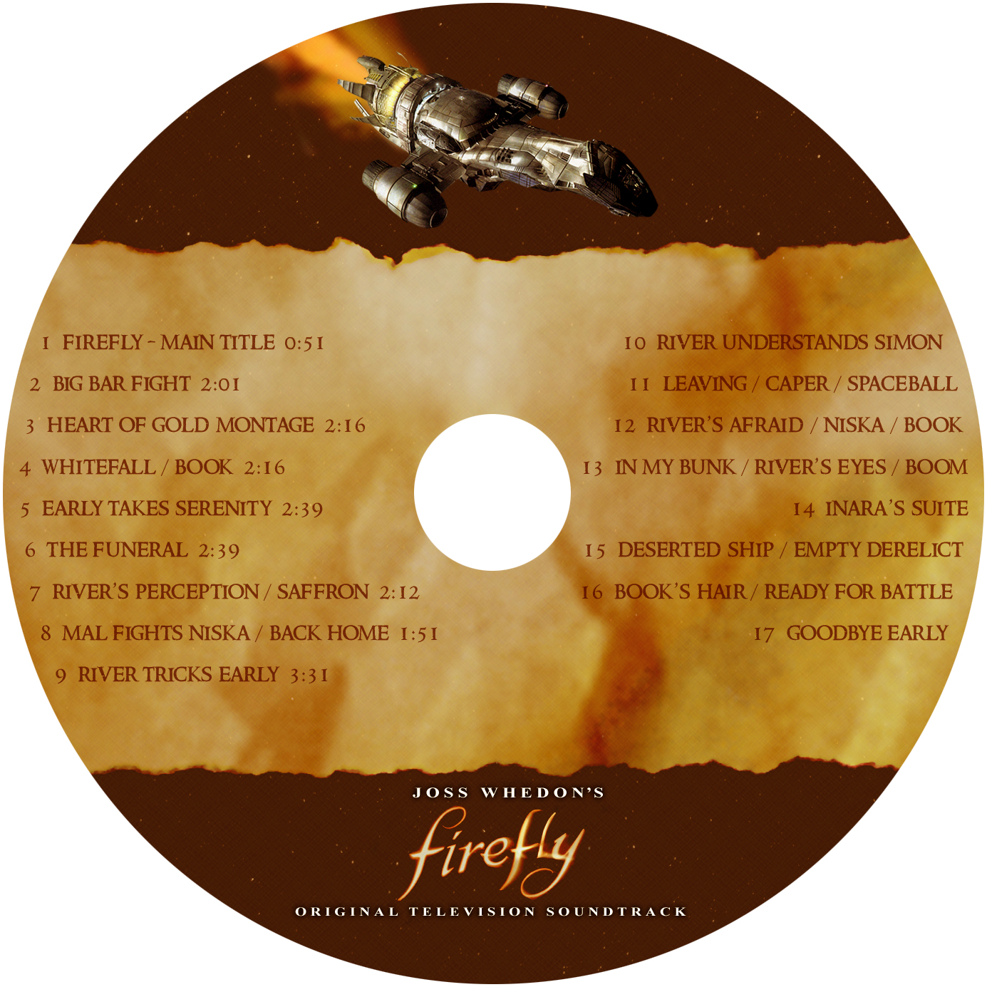 Serenity Soundtrack - disk