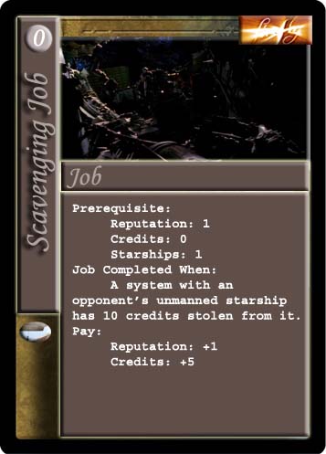 Scavenging Job Card -For CCG