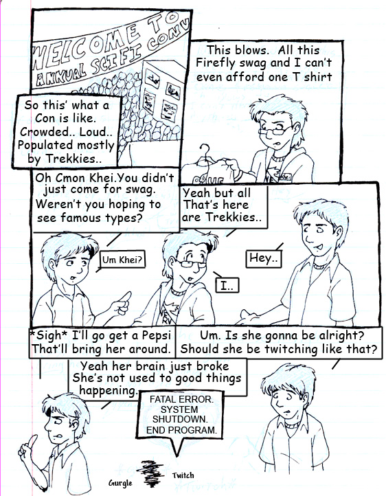 If Khei attended a SciFi Con..