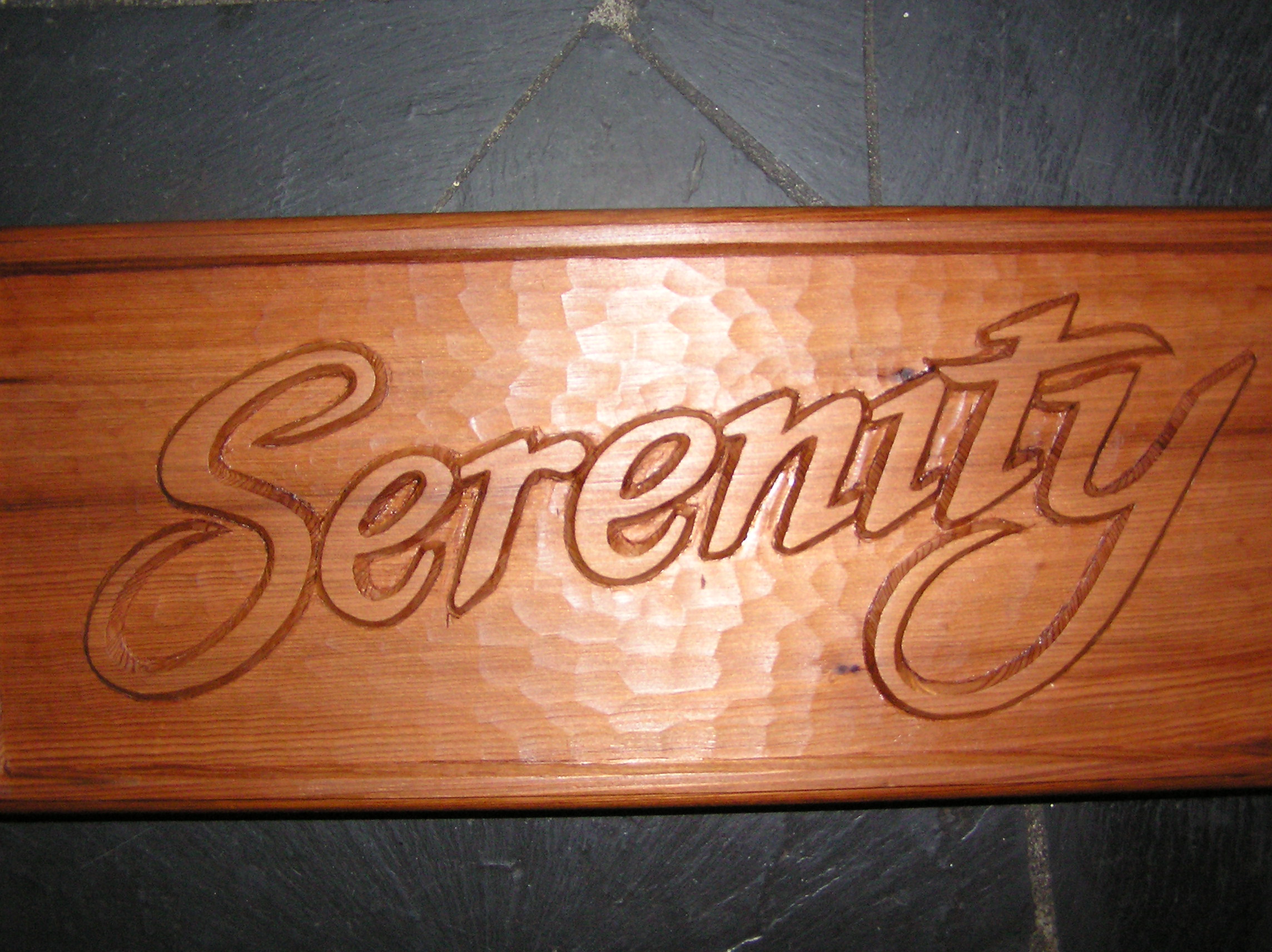Serenity Sign