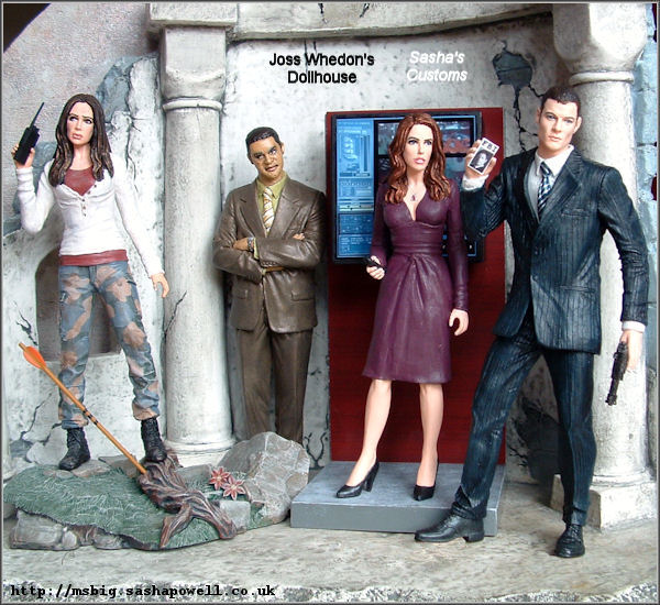 Custom Dollhouse Figures - Echo, Boyd, DeWitt & Ballard