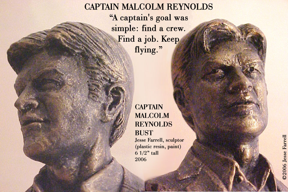 Malcolm Reynolds Bust (Detail)