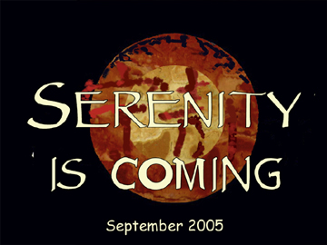 serenity promo?