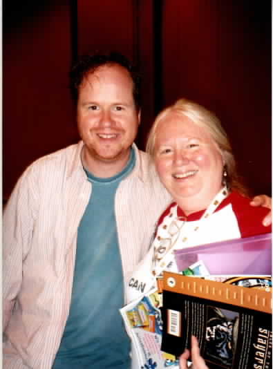 me (a faithful Browncoat) and Joss