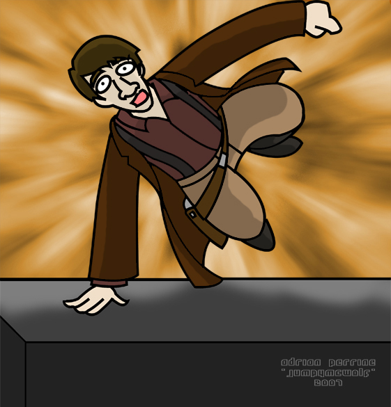 The Captain Leaps to Safety