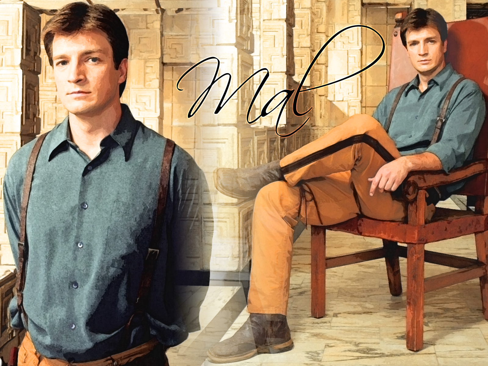 Mal decorative wallpaper 1600x1200