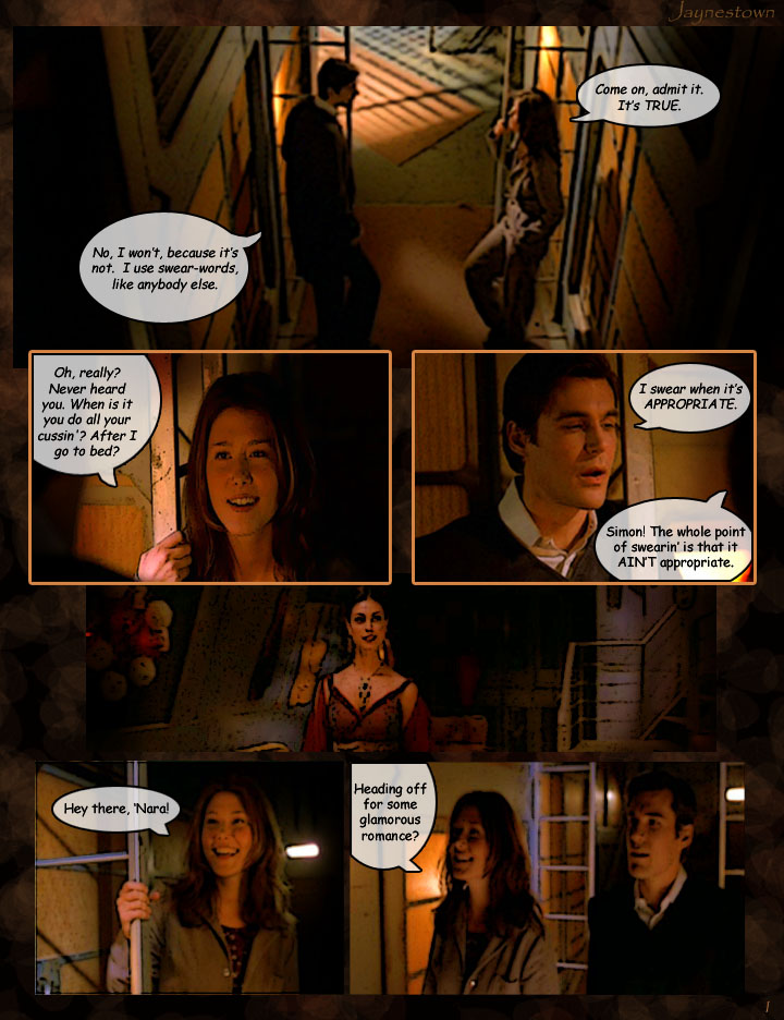 Firefly Comic (Screencaps): Jaynestown Series, Page 1
