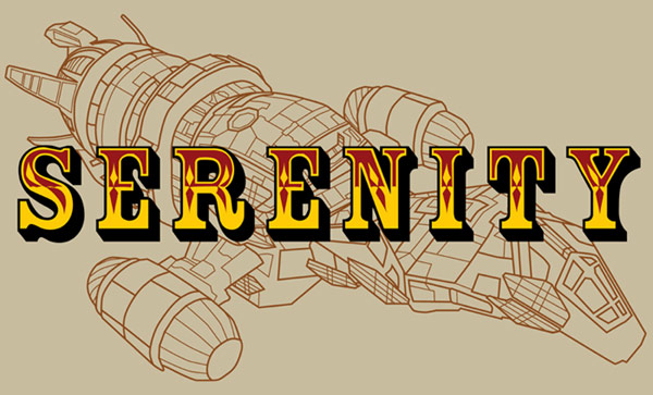 Serenity "Gambler" t-shirt design