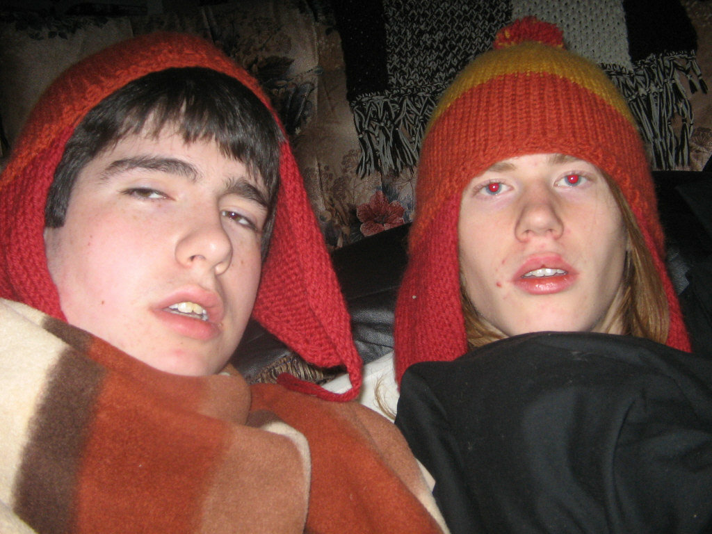 Me and friend after Firefly Marathon