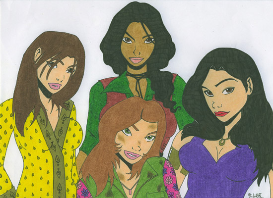 Women of Firefly Cheesecake Drawing